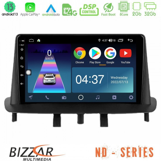 Bizzar ND Series 8Core Android13 2+32GB Renault Megane 3 2009-2013 Navigation Multimedia Tablet 9 Bizzar ND Series 8Core Android13 2+32GB Renault Megane 3 2009-2013 Navigation Multimedia Tablet 9