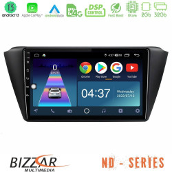Bizzar ND Series 8Core Android13 2+32GB Skoda Fabia 2015-2021 Navigation Multimedia Tablet 9 Bizzar ND Series 8Core Android13 2+32GB Skoda Fabia 2015-2021 Navigation Multimedia Tablet 9