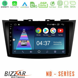 Bizzar ND Series 8Core Android13 2+32GB Suzuki Swift 2011-2016 Navigation Multimedia Tablet 9 Bizzar ND Series 8Core Android13 2+32GB Suzuki Swift 2011-2016 Navigation Multimedia Tablet 9