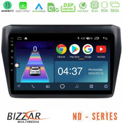 Bizzar ND Series 8Core Android13 2+32GB Suzuki Swift 2017-2023 Navigation Multimedia Tablet 9 Bizzar ND Series 8Core Android13 2+32GB Suzuki Swift 2017-2023 Navigation Multimedia Tablet 9