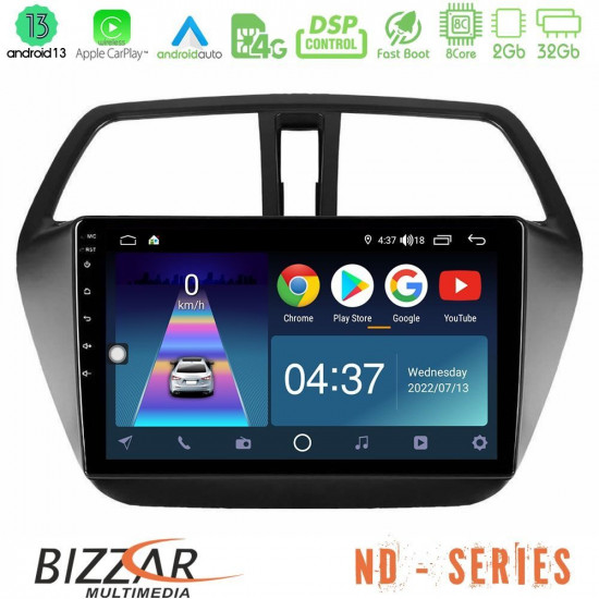 Bizzar ND Series 8Core Android13 2+32GB Suzuki SX4 S-Cross Navigation Multimedia Tablet 9 Bizzar ND Series 8Core Android13 2+32GB Suzuki SX4 S-Cross Navigation Multimedia Tablet 9