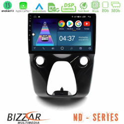 Bizzar ND Series 8Core Android13 2+32GB Toyota Aygo  Citroen C1  Peugeot 108 Navigation Multimedia 10