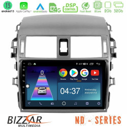 Bizzar ND Series 8Core Android13 2+32GB Toyota Corolla 2008-2010 Navigation Multimedia Tablet 9 Bizzar ND Series 8Core Android13 2+32GB Toyota Corolla 2008-2010 Navigation Multimedia Tablet 9