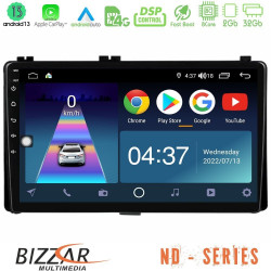 Bizzar ND Series 8Core Android13 2+32GB Toyota Corolla/Auris 2017-2019 Navigat-ion Multimedia Tablet 9 Bizzar ND Series 8Core Android13 2+32GB Toyota Corolla/Auris 2017-2019 Navigat-ion Multimedia Tablet 9