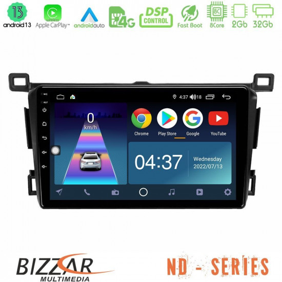 Bizzar ND Series 8Core Android13 2+32GB Toyota RAV4 2013-2018 Navigation Multimedia Tablet 9 Bizzar ND Series 8Core Android13 2+32GB Toyota RAV4 2013-2018 Navigation Multimedia Tablet 9