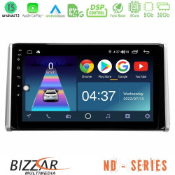 Bizzar ND Series 8Core Android13 2+32GB Toyota RAV4 2019-2023 Navigation Multimedia Tablet 10 Bizzar ND Series 8Core Android13 2+32GB Toyota RAV4 2019-2023 Navigation Multimedia Tablet 10