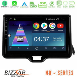 Bizzar ND Series 8Core Android13 2+32GB Toyota Yaris 2020-gt; Navigation Multimedia Tablet 10 Bizzar ND Series 8Core Android13 2+32GB Toyota Yaris 2020-gt; Navigation Multimedia Tablet 10