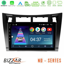 Bizzar ND Series 8Core Android13 2+32GB Toyota Yaris Navigation Multimedia Tablet 9 (Μαύρο Χρώμα)