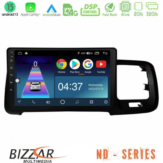 Bizzar ND Series 8Core Android13 2+32GB Volvo S60 2010-2018 Navigation Multimedia Tablet 9 Bizzar ND Series 8Core Android13 2+32GB Volvo S60 2010-2018 Navigation Multimedia Tablet 9