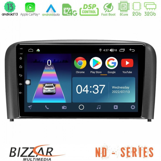 Bizzar ND Series 8Core Android13 2+32GB Volvo S80 1998-2006 Navigation Multimedia Tablet 9 Bizzar ND Series 8Core Android13 2+32GB Volvo S80 1998-2006 Navigation Multimedia Tablet 9
