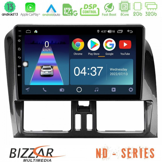 Bizzar ND Series 8Core Android13 2+32GB Volvo XC60 2009-2012 Navigation Multimedia Tablet 9 Bizzar ND Series 8Core Android13 2+32GB Volvo XC60 2009-2012 Navigation Multimedia Tablet 9