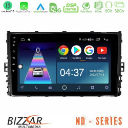 Bizzar ND Series 8Core Android13 2+32GB VW MQB 2017-gt; Navigation Multimedia Tablet 9