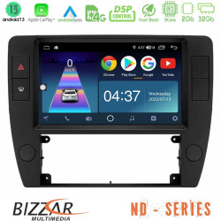 Bizzar ND Series 8Core Android13 2+32GB VW Passat B5 2001-2005 Navigation Multimedia Tablet 9