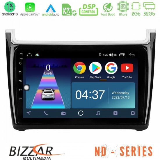 Bizzar ND Series 8Core Android13 2+32GB Vw Polo Navigation Multimedia Tablet 9 Bizzar ND Series 8Core Android13 2+32GB Vw Polo Navigation Multimedia Tablet 9