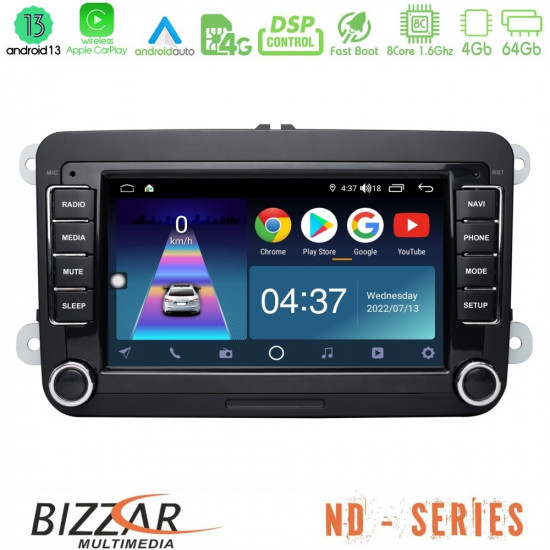 Bizzar ND Series 8Core Android13 4+64GB VW Group Navigation Multimedia 7 (OEM Style) Bizzar ND Series 8Core Android13 4+64GB VW Group Navigation Multimedia 7 (OEM Style)