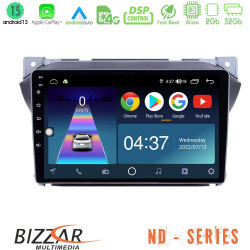 Bizzar ND Series Suzuki Alto -amp; Nissan Pixo 8Core Android13 2+32GB Navigation Multimedia Tablet 9?