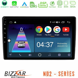 Bizzar ND2 Series 8Core Android14 2+32GB Alfa Romeo 159/Brera/Spider Navigation Multimedia Tablet 9 Με Carplay - Android Auto Bizzar ND2 Series 8Core Android14 2+32GB Alfa Romeo 159/Brera/Spider Navigation Multimedia Tablet 9 Με Carplay - Android Auto