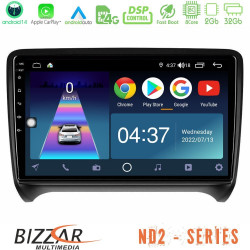Bizzar ND2 Series 8Core Android14 2+32GB Audi TT B7 Navigation Multimedia Tablet 9 Με Carplay - Android Auto Bizzar ND2 Series 8Core Android14 2+32GB Audi TT B7 Navigation Multimedia Tablet 9 Με Carplay - Android Auto