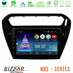 Bizzar ND2 Series 8Core Android14 2+32GB Citroen C-Elysee / Peugeot 301 Navigation Multimedia Tablet 9 Με Carplay - Android Auto (Μαύρο)) Bizzar ND2 Series 8Core Android14 2+32GB Citroen C-Elysee / Peugeot 301 Navigation Multimedia Tablet 9 Με Carplay - Android Auto (Μαύρο))
