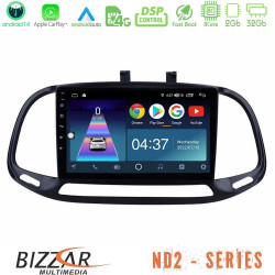 Bizzar ND2 Series 8Core Android14 2+32GB Fiat Doblo 2015-2022 Navigation Multimedia Tablet 9 Με Carplay - Android Auto Bizzar ND2 Series 8Core Android14 2+32GB Fiat Doblo 2015-2022 Navigation Multimedia Tablet 9 Με Carplay - Android Auto
