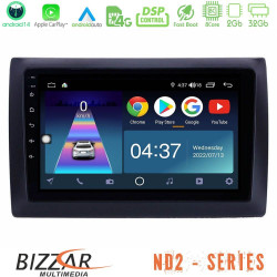 Bizzar ND2 Series 8Core Android14 2+32GB Fiat Stilo Navigation Multimedia Tablet 9 Με Carplay - Android Auto Bizzar ND2 Series 8Core Android14 2+32GB Fiat Stilo Navigation Multimedia Tablet 9 Με Carplay - Android Auto