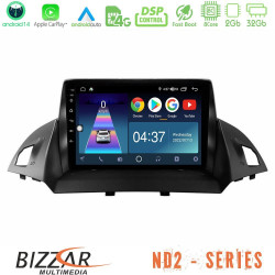 Bizzar ND2 Series 8Core Android14 2+32GB Ford C-Max/Kuga Navigation Multimedia Tablet 9 Με Carplay - Android Auto Bizzar ND2 Series 8Core Android14 2+32GB Ford C-Max/Kuga Navigation Multimedia Tablet 9 Με Carplay - Android Auto