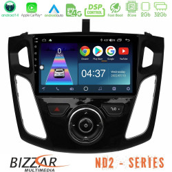 Bizzar ND2 Series 8Core Android14 2+32GB Ford Focus 2012-2018 Navigation Multimedia Tablet 9 Με Carplay - Android Auto Bizzar ND2 Series 8Core Android14 2+32GB Ford Focus 2012-2018 Navigation Multimedia Tablet 9 Με Carplay - Android Auto