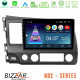 Bizzar ND2 Series 8Core Android14 2+32GB Honda Civic 2006-2011 Navigation Multimedia Tablet 9 Με Carplay - Android Auto Bizzar ND2 Series 8Core Android14 2+32GB Honda Civic 2006-2011 Navigation Multimedia Tablet 9 Με Carplay - Android Auto