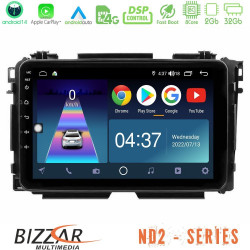 Bizzar ND2 Series 8Core Android14 2+32GB Honda HR-V Navigation Multimedia Tablet 9 Με Carplay - Android Auto Bizzar ND2 Series 8Core Android14 2+32GB Honda HR-V Navigation Multimedia Tablet 9 Με Carplay - Android Auto