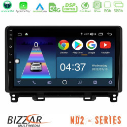 Bizzar ND2 Series 8Core Android14 2+32GB Honda Jazz 2021-2025 Navigation Multimedia Tablet 9 Με Carplay - Android Auto Bizzar ND2 Series 8Core Android14 2+32GB Honda Jazz 2021-2025 Navigation Multimedia Tablet 9 Με Carplay - Android Auto