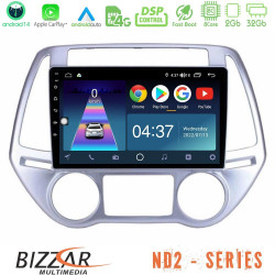 Bizzar ND2 Series 8Core Android14 2+32GB Hyundai i20 2012-2014 Navigation Multimedia Tablet 9 Με Carplay - Android Auto Bizzar ND2 Series 8Core Android14 2+32GB Hyundai i20 2012-2014 Navigation Multimedia Tablet 9 Με Carplay - Android Auto