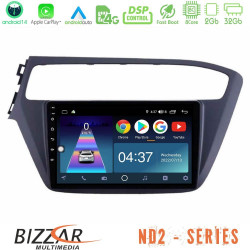Bizzar ND2 Series 8Core Android14 2+32GB Hyundai i20 2018-2020 Navigation Multimedia Tablet 9 Με Carplay - Android Auto Bizzar ND2 Series 8Core Android14 2+32GB Hyundai i20 2018-2020 Navigation Multimedia Tablet 9 Με Carplay - Android Auto