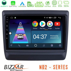 Bizzar ND2 Series 8Core Android14 2+32GB  Isuzu D-MAX 2020-2023 Navigation Multimedia Tablet 9 Με Carplay - Android Auto