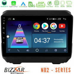 Bizzar ND2 Series 8Core Android14 2+32GB Jeep Wrangler 2018-> Navigation Multimedia Tablet 9 Με Carplay - Android Auto Bizzar ND2 Series 8Core Android14 2+32GB Jeep Wrangler 2018-> Navigation Multimedia Tablet 9 Με Carplay - Android Auto