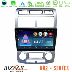 Bizzar ND2 Series 8Core Android14 2+32GB Kia Sportage 2005-2008 Navigation Multimedia Tablet 9? Με Carplay - Android Auto Bizzar ND2 Series 8Core Android14 2+32GB Kia Sportage 2005-2008 Navigation Multimedia Tablet 9? Με Carplay - Android Auto