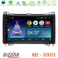 Bizzar ND2 Series 8Core Android14 2+32GB Mercedes A/B/Vito/Sprinter Class Navigation Multimedia Tablet 9 Με Carplay - Android Auto Bizzar ND2 Series 8Core Android14 2+32GB Mercedes A/B/Vito/Sprinter Class Navigation Multimedia Tablet 9 Με Carplay - Android Auto