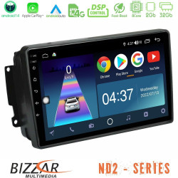 Bizzar ND2 Series 8Core Android14 2+32GB Mercedes C/CLK/G Class (W203/W209) Navigation Multimedia Tablet 9 Με Carplay - Android Auto Bizzar ND2 Series 8Core Android14 2+32GB Mercedes C/CLK/G Class (W203/W209) Navigation Multimedia Tablet 9 Με Carplay - Android Auto