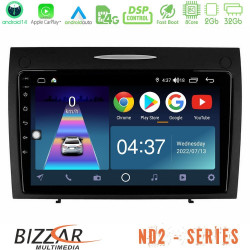 Bizzar ND2 Series 8Core Android14 2+32GB Mercedes SLK Class Navigation Multimedia Tablet 9 Με Carplay - Android Auto Bizzar ND2 Series 8Core Android14 2+32GB Mercedes SLK Class Navigation Multimedia Tablet 9 Με Carplay - Android Auto