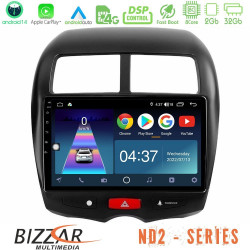 Bizzar ND2 Series 8Core Android14 2+32GB Mitsubishi ASX Navigation Multimedia Tablet 10 Με Carplay - Android Auto Bizzar ND2 Series 8Core Android14 2+32GB Mitsubishi ASX Navigation Multimedia Tablet 10 Με Carplay - Android Auto