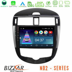 Bizzar ND2 Series 8Core Android14 2+32GB Nissan Pulsar 2015-2018 Navigation Multimedia Tablet 9 Με Carplay - Android Auto Bizzar ND2 Series 8Core Android14 2+32GB Nissan Pulsar 2015-2018 Navigation Multimedia Tablet 9 Με Carplay - Android Auto