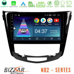 Bizzar ND2 Series 8Core Android14 2+32GB Nissan Qashqai J11 (AUTO A/C) Navigation Multimedia Tablet 10 Με Carplay - Android Auto Bizzar ND2 Series 8Core Android14 2+32GB Nissan Qashqai J11 (AUTO A/C) Navigation Multimedia Tablet 10 Με Carplay - Android Auto