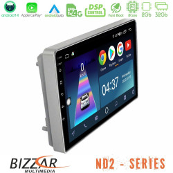 Bizzar ND2 Series 8Core Android14 2+32GB Opel Astra/Corsa/Antara/Zafira Navigation Multimedia Tablet 9 Με Carplay - Android Auto Bizzar ND2 Series 8Core Android14 2+32GB Opel Astra/Corsa/Antara/Zafira Navigation Multimedia Tablet 9 Με Carplay - Android Auto