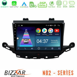 Bizzar ND2 Series 8Core Android14 2+32GB Opel Astra K 2015-2019 Navigation Multimedia Tablet 9 Με Carplay - Android Auto Bizzar ND2 Series 8Core Android14 2+32GB Opel Astra K 2015-2019 Navigation Multimedia Tablet 9 Με Carplay - Android Auto