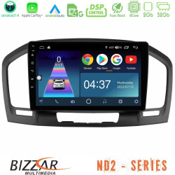 Bizzar ND2 Series 8Core Android14 2+32GB Opel Insignia 2008-2013 Navigation Multimedia Tablet 9 Με Carplay - Android Auto Bizzar ND2 Series 8Core Android14 2+32GB Opel Insignia 2008-2013 Navigation Multimedia Tablet 9 Με Carplay - Android Auto