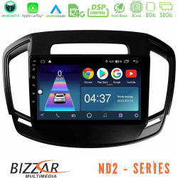 Bizzar ND2 Series 8Core Android14 2+32GB Opel Insignia 2014-2017 Navigation Multimedia Tablet 9 Με Carplay - Android Auto Bizzar ND2 Series 8Core Android14 2+32GB Opel Insignia 2014-2017 Navigation Multimedia Tablet 9 Με Carplay - Android Auto