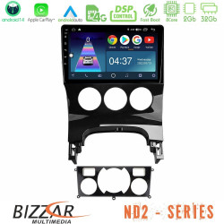 Bizzar ND2 Series 8Core Android14 2+32GB  Peugeot 3008 AUTO A/C Navigation Multimedia Tablet 9 Με Carplay - Android Auto