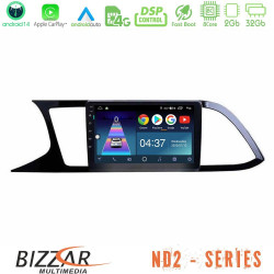 Bizzar ND2 Series 8Core Android14 2+32GB Seat Leon 2013 – 2019 Navigation Multimedia Tablet 9 Με Carplay - Android Auto Bizzar ND2 Series 8Core Android14 2+32GB Seat Leon 2013 – 2019 Navigation Multimedia Tablet 9 Με Carplay - Android Auto