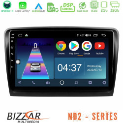 Bizzar ND2 Series 8Core Android14 2+32GB Skoda Superb 2008-2015 Navigation Multimedia Tablet 10 Με Carplay - Android Auto Bizzar ND2 Series 8Core Android14 2+32GB Skoda Superb 2008-2015 Navigation Multimedia Tablet 10 Με Carplay - Android Auto