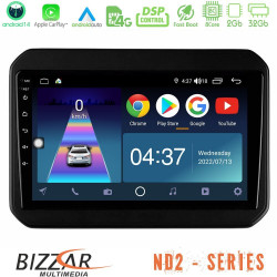 Bizzar ND2 Series 8Core Android14 2+32GB Suzuki Ignis Navigation Multimedia Tablet 9 Με Carplay - Android Auto Bizzar ND2 Series 8Core Android14 2+32GB Suzuki Ignis Navigation Multimedia Tablet 9 Με Carplay - Android Auto