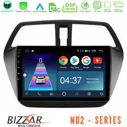 Bizzar ND2 Series 8Core Android14 2+32GB Suzuki SX4 S-Cross Navigation Multimedia Tablet 9 Με Carplay - Android Auto Bizzar ND2 Series 8Core Android14 2+32GB Suzuki SX4 S-Cross Navigation Multimedia Tablet 9 Με Carplay - Android Auto